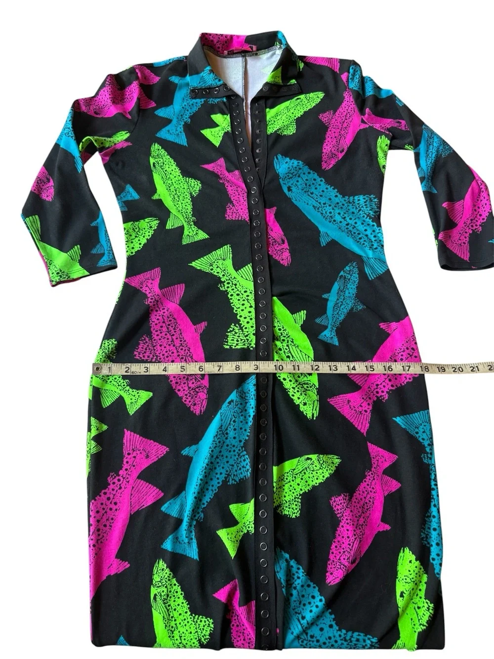 Betsey Johnson Neon Fish Dress. NWOT - Picture 8 of 8